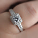 Anillo de Compromiso Oro Blanco 14k 176/1