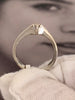 Anillo de Compromiso Diamante Oro 14k 6018