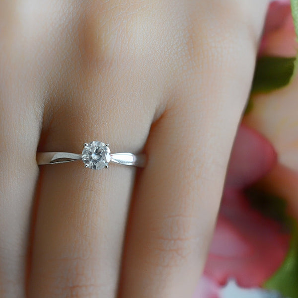 Anillo de Compromiso Diamante 14k 21599ob