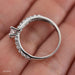 Anillo Compromiso Oro Blanco 14k 176/6