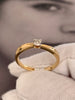 Anillo de Compromiso Diamante Oro 14k 42579