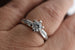 Anillo Compromiso Oro Blanco 14k 176/3