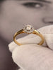 Anillo de Compromiso Diamante Oro 14k 21369o
