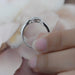 Anillo de Compromiso Diamante Oro Blanco 14k SK186214/329/1A99