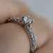 Anillo Compromiso Oro Blanco 14k 176/6