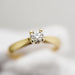 Anillo de Compromiso Diamante Oro Amarillo 14k 21350