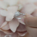 Anillo de Compromiso Diamante Oro Blanco 14k SK204536/349/2A40