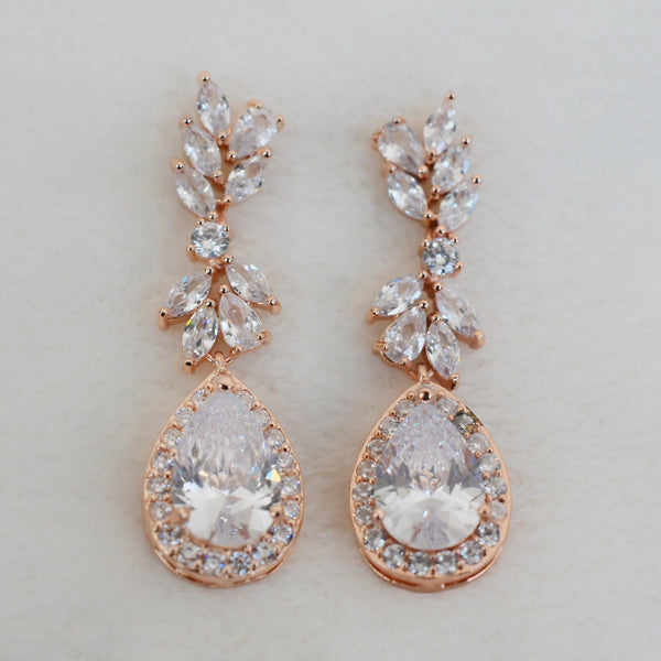 Arete Rodio Rose Gold Zirconia AR27