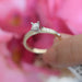 Anillo de Compromiso Diamante Oro Amarillo 14k SK190032/299/2A26