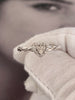 Anillo de Compromiso Diamantes Oro Blanco 14k 21199o