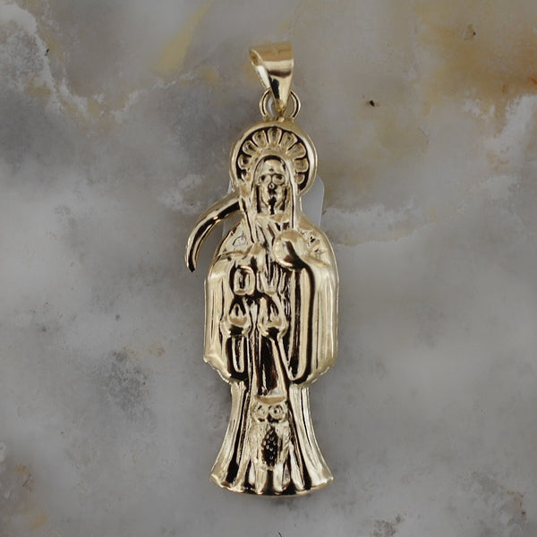 Dije Santísima Muerte 2A5 Oro Amarillo 10K