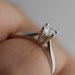 Anillo Compromiso Oro Blanco 14k 176/5