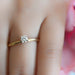 Anillo de Compromiso Diamante oro 14k 21265o
