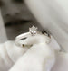 Anillo de Compromiso Oro Blanco 14k 176-7