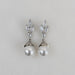 Arete Rodio Plata Zirconia/Perla AR22