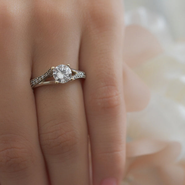 Anillo Compromiso Oro 14k Mod. GJIP45-025