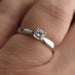 Anillo Compromiso Oro Blanco 14k 176/5