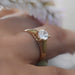 Anillo Compromiso Oro 14k Mod. GJIP45-003