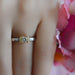 Anillo de Compromiso Diamante Oro 14k 2396