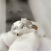 Anillo de Compromiso Oro Blanco 14k 176-11