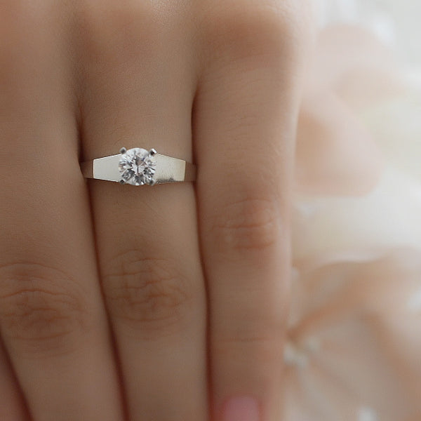 Anillo Compromiso Oro 14K 2A5