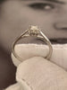Anillo de Compromiso Diamantes Oro 14k 21219o