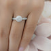 Anillo de Compromiso Diamante Oro Blanco 14k SK186214/329/1A99