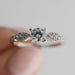 Anillo Compromiso Oro Blanco 14k 176/2