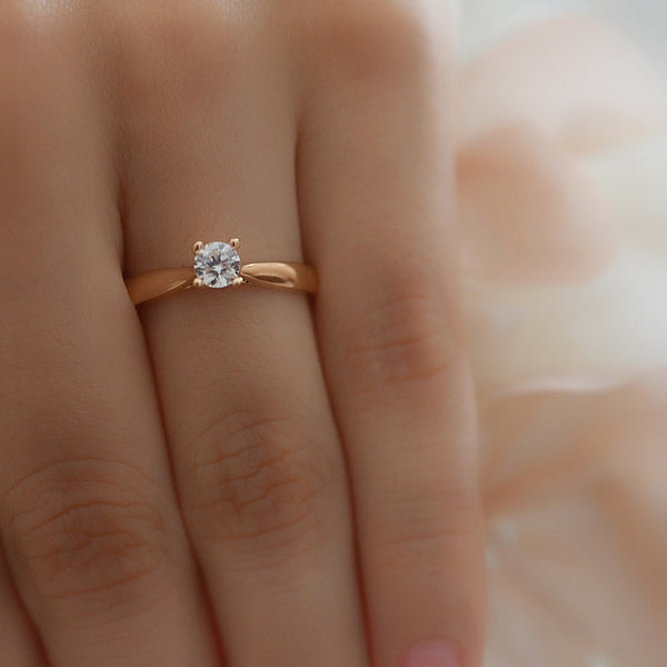Anillo de Compromiso Oro 14K 1A7