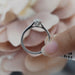 Anillo de Compromiso Diamante Oro Blanco 14k SK127725/299/2A5