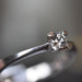 Anillo Compromiso Diamante Oro Blanco 14k GJIP43-0494p