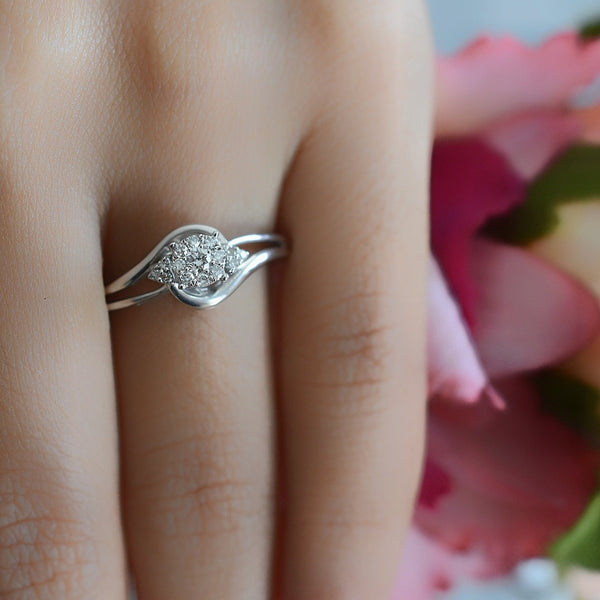 Anillo de Compromiso Diamante Oro 14k 21249o