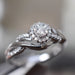 Anillo Compromiso Diamante Oro Blanco 14k GJIP91-0379c