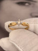 Anillo de Compromiso Diamante Oro 14k 21124o