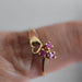 Anillo Corazon Rubi Oro 10k