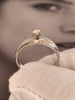 Anillo de Compromiso Diamante Oro 14k 21202o