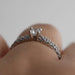 Anillo Compromiso Oro Blanco 14k 176/6