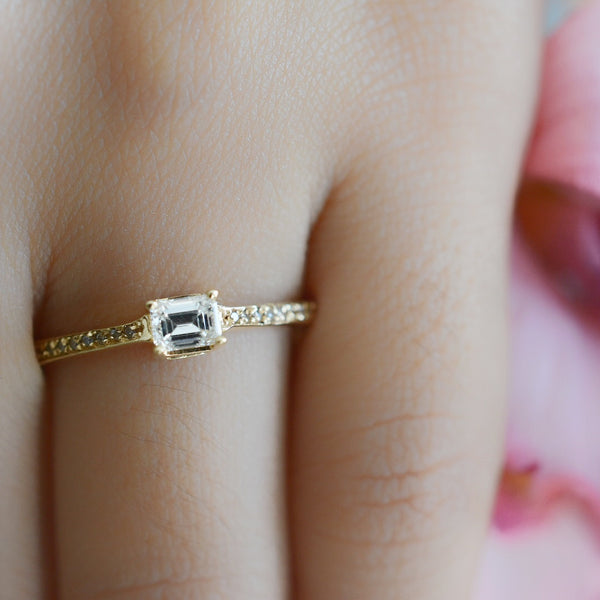 Anillo de Compromiso Oro Amarillo 14k 667p