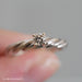 Anillo Compromiso Diamante Oro Blanco 14k GJIP43-0512P